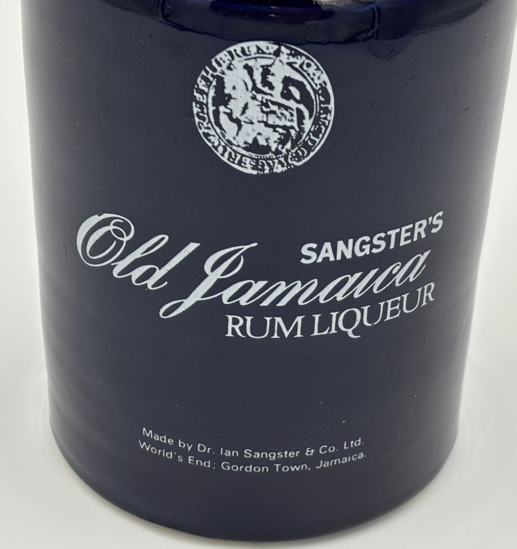 Empty Rare Sangster’s Jamaica Rum Decanter Vintage Ceramic Bottle