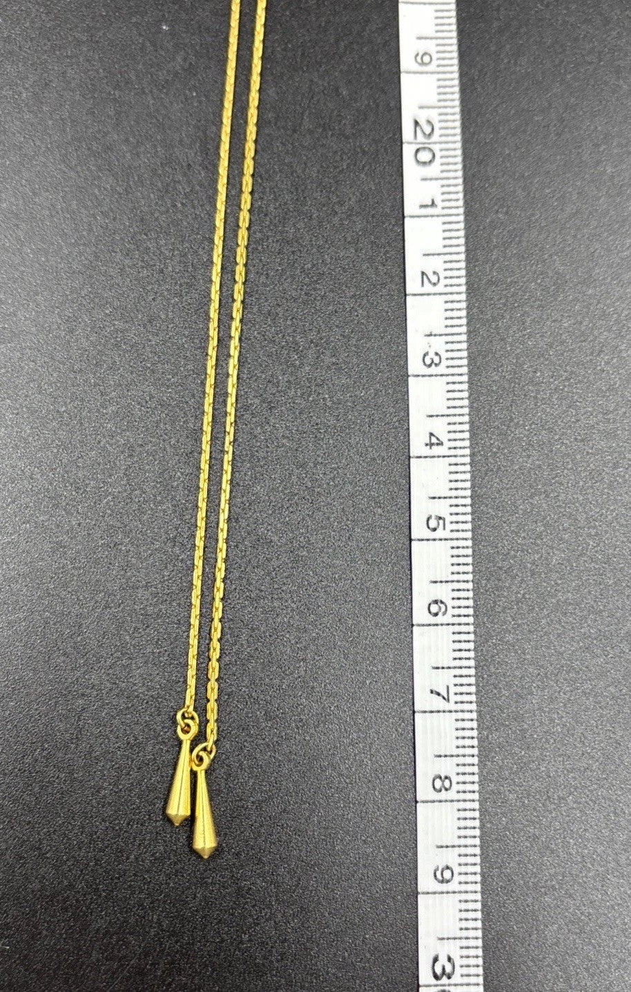 Vintage Risis Orchid Necklace Patent Number 1094493 24K Gold Dipped