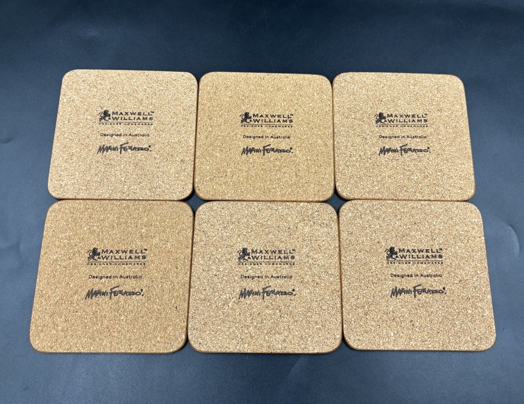 Maxwell & Williams Marini Ferlazzo Animal Earth Coasters Set 6 Boxed