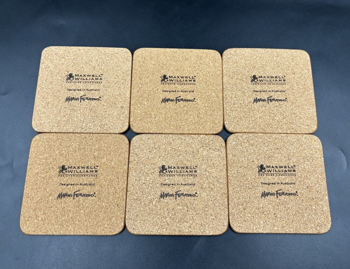 Maxwell & Williams Marini Ferlazzo Animal Earth Coasters Set 6 Boxed