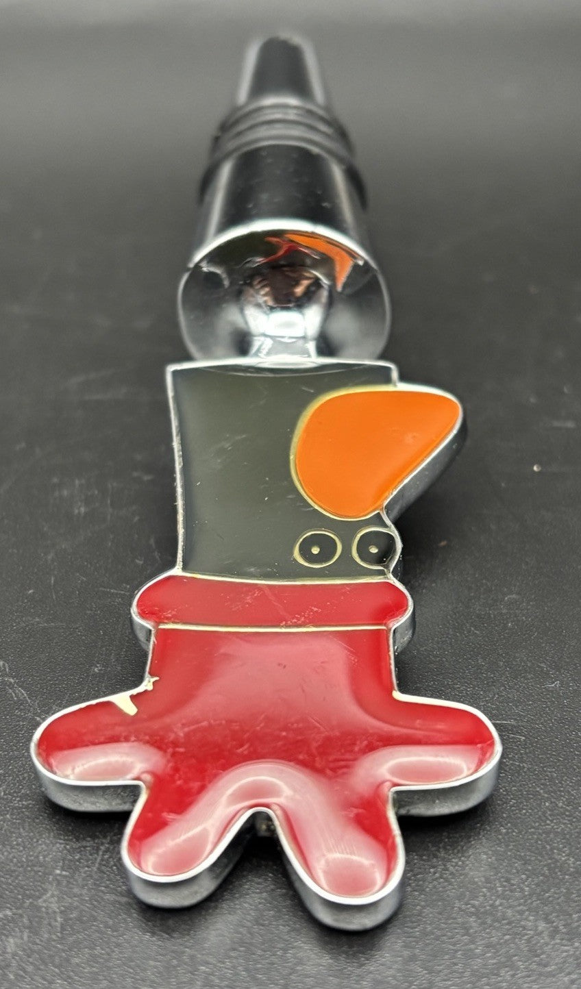 Feathers McGraw Penguin Bottle Stopper Wallace Gromit Novelty Barware