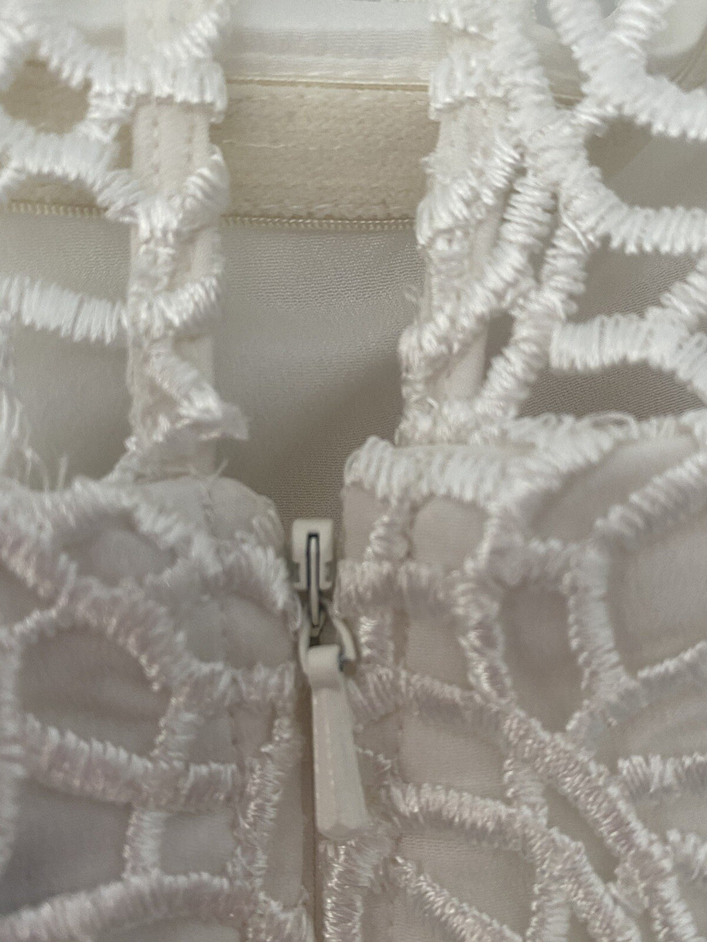 GEORGE White Stunning Valentina Lace Long Formal Dress Size 12 New!