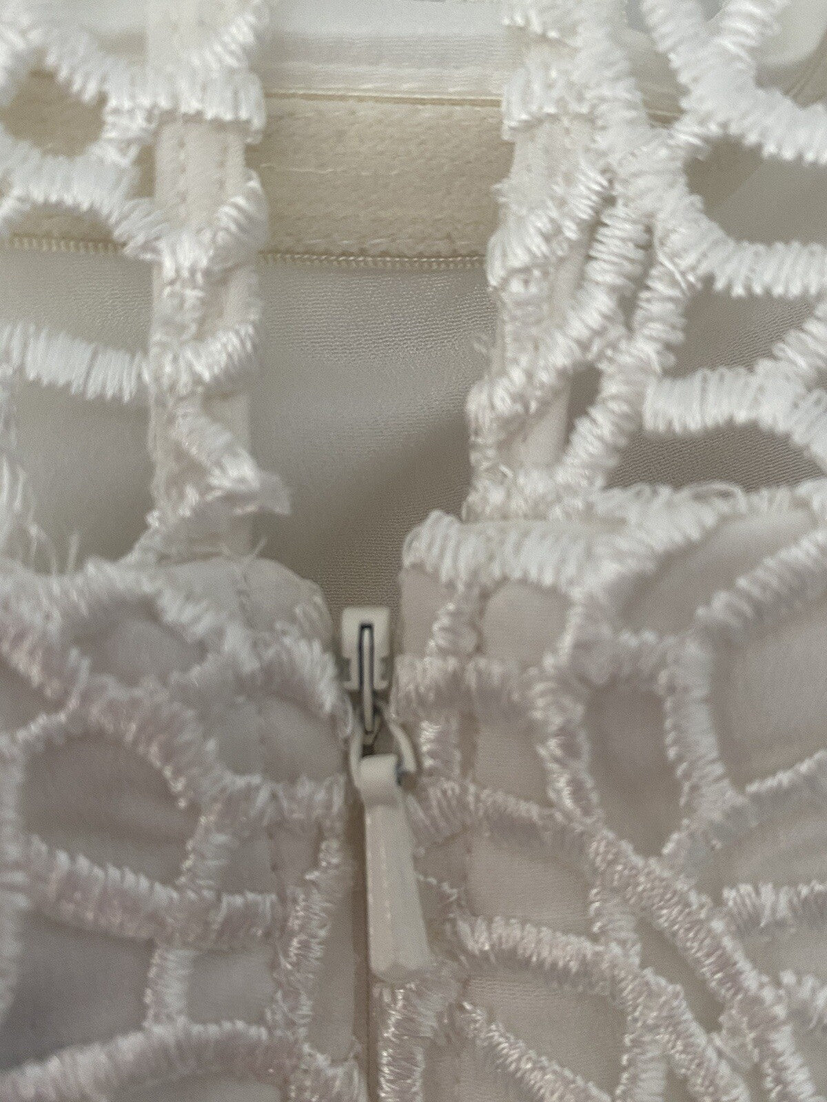 GEORGE White Stunning Valentina Lace Long Formal Dress Size 12 New!