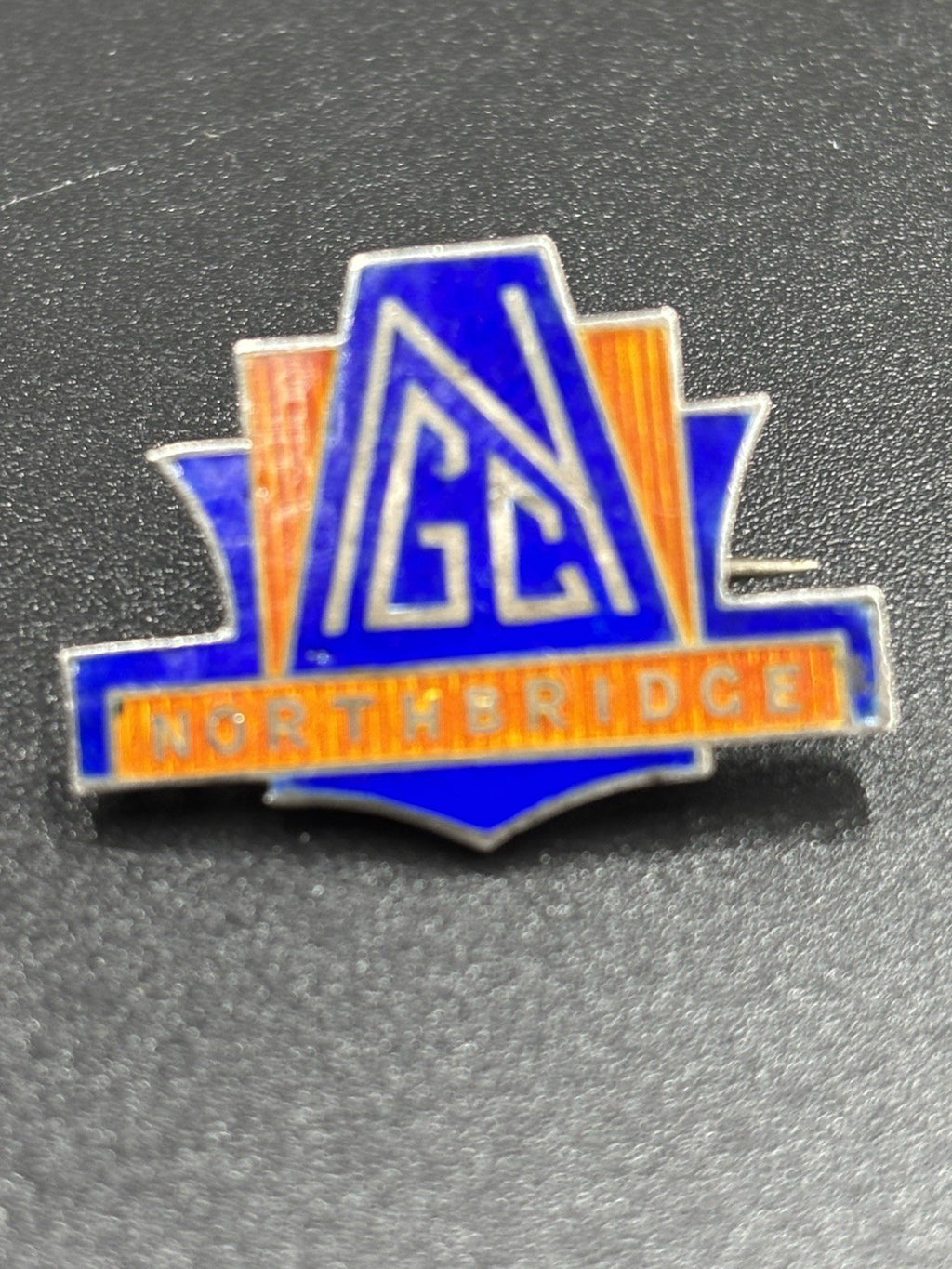Angus & Coote 1939 Sterling Silver Enamel Badge Rare Collectible Pin
