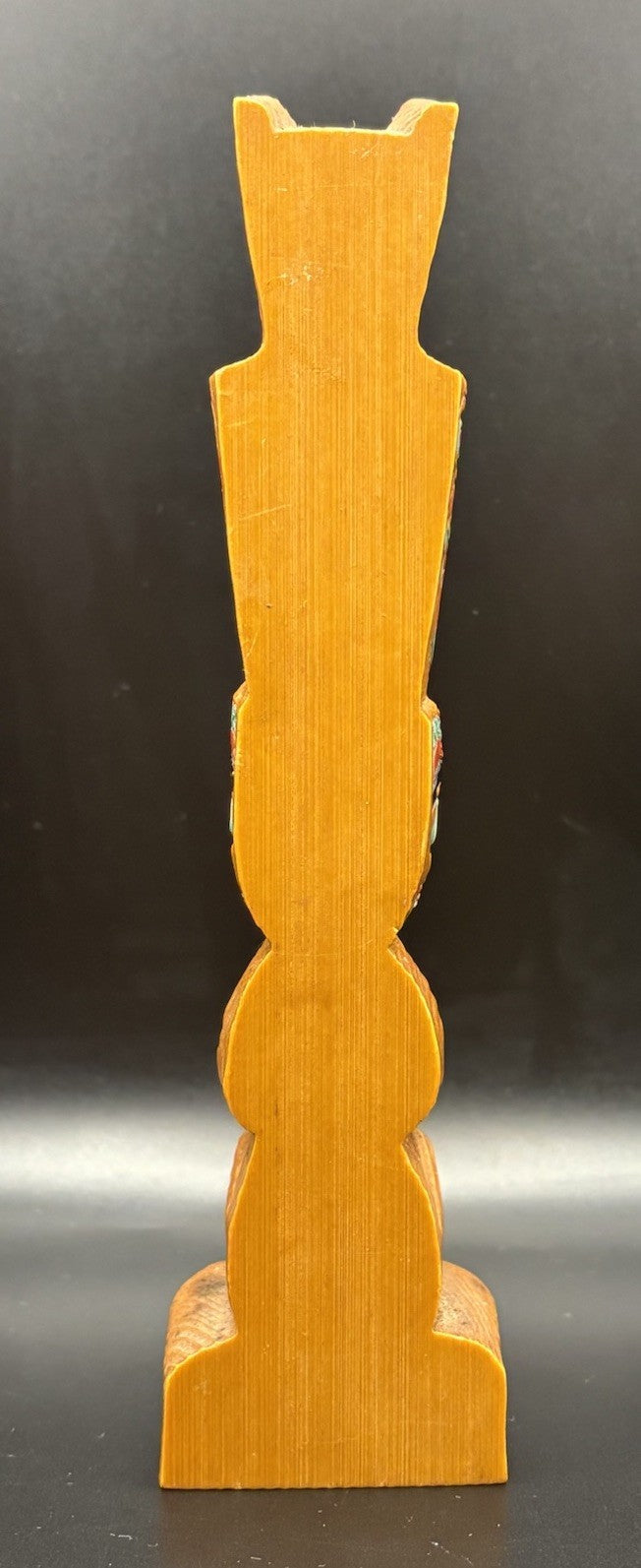 Hand Carved Wooden Tiki Totem Figure Hand Painted Tribal Folk Art Decor