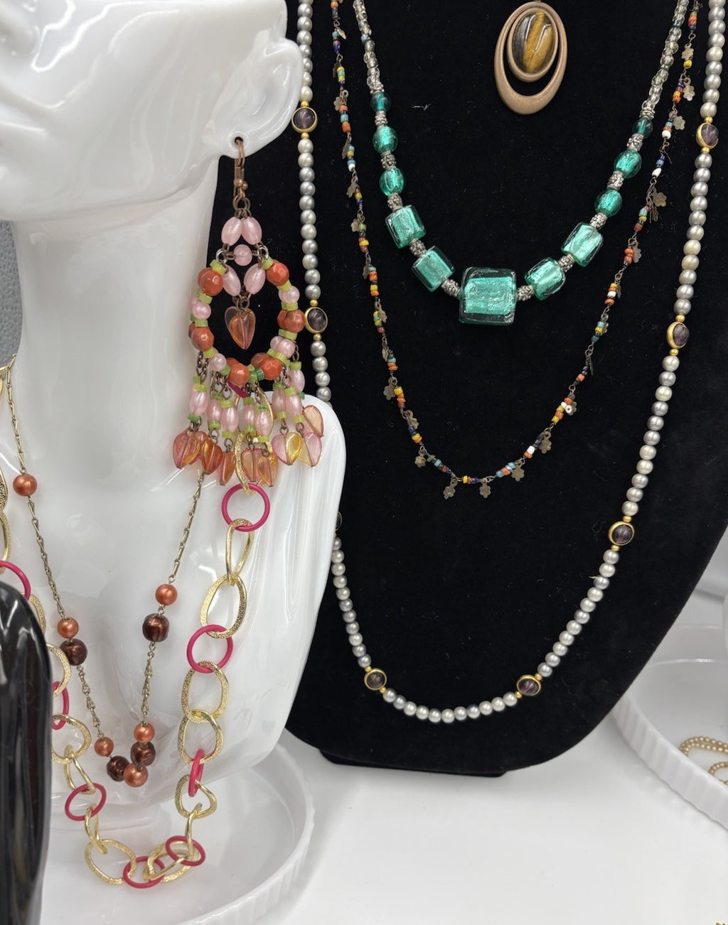 Vintage Jewellery Bulk Lot Estate Mixed Wearable Resale Collection