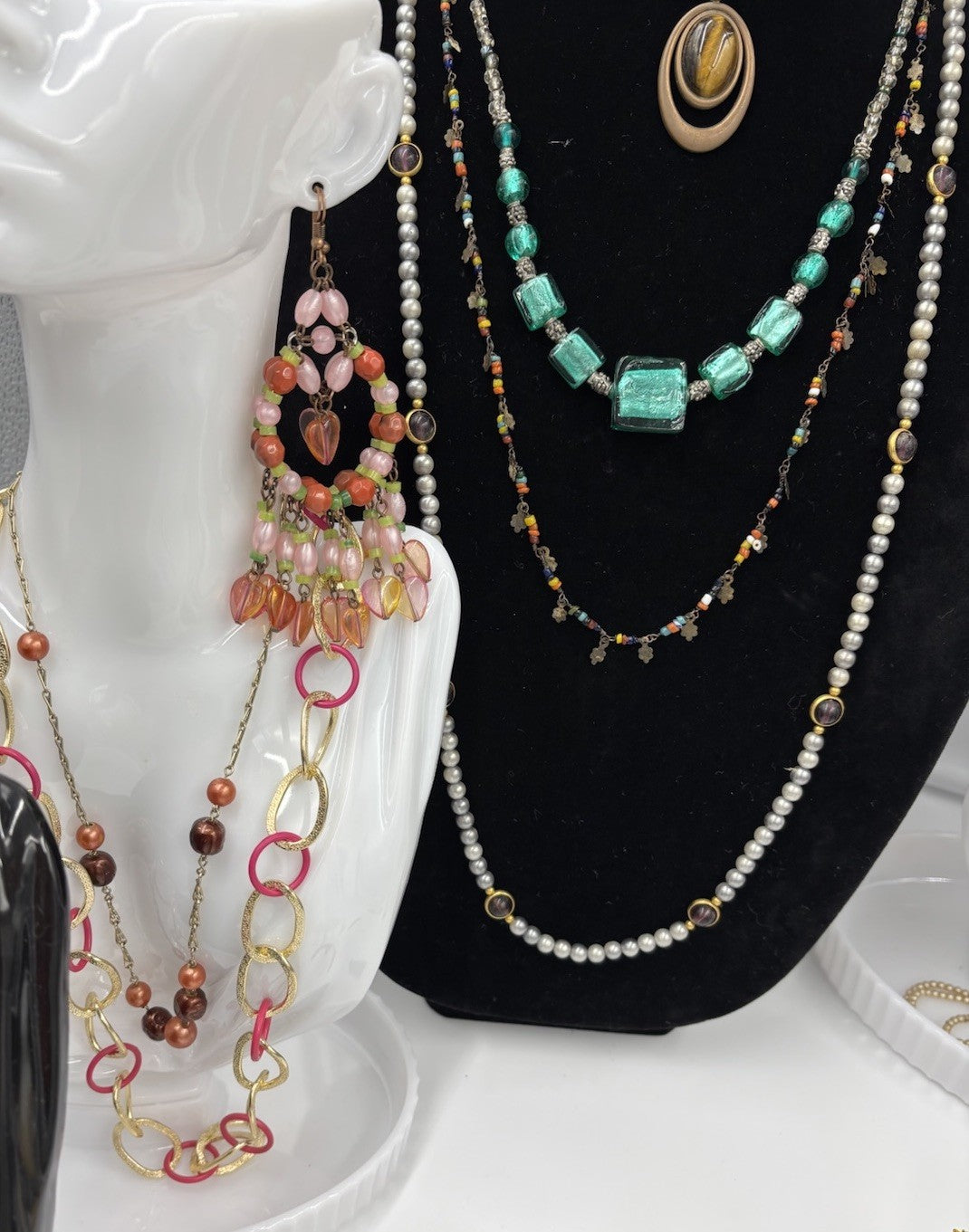 Vintage Jewellery Bulk Lot Estate Mixed Wearable Resale Collection