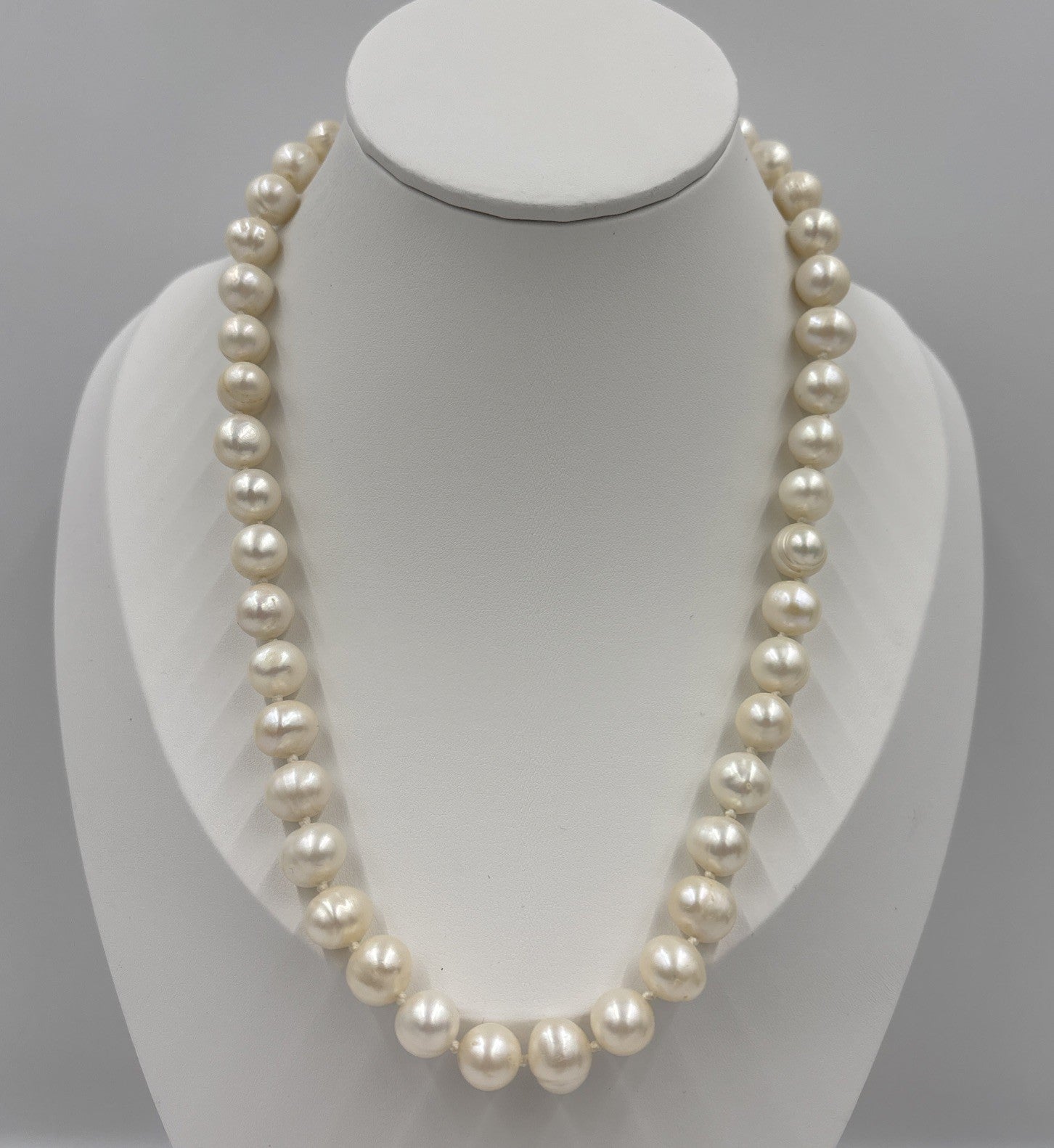 Cultured Freshwater Baroque Pearl Necklace 10.3mm