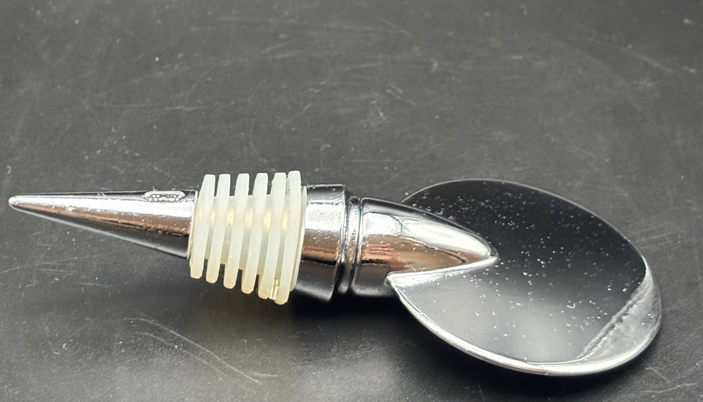 Pedrini Italy Wine Bottle Stopper Stainless Steel Bar Tool
