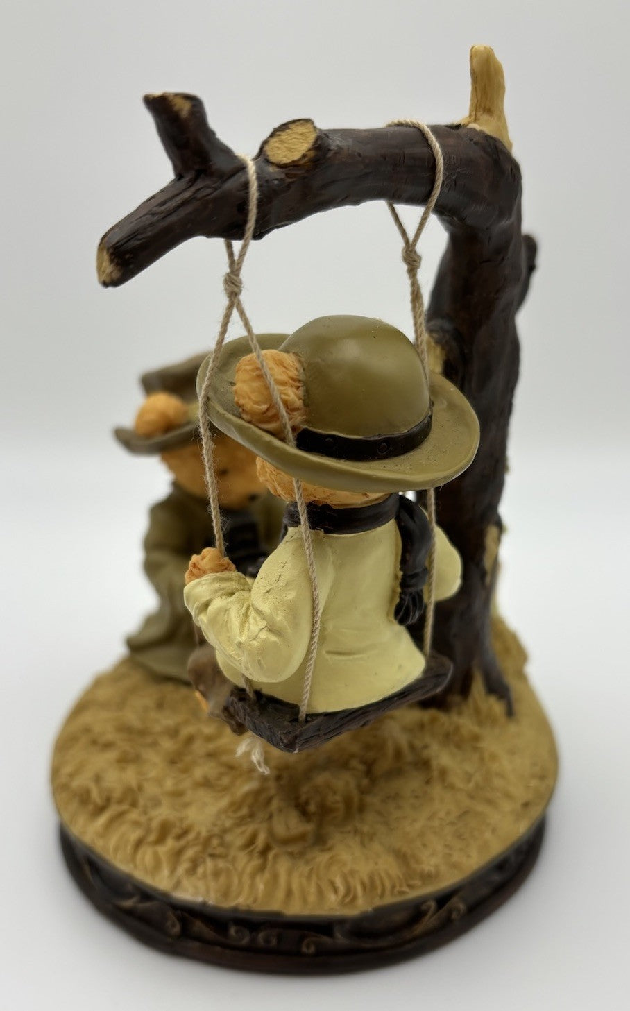 Avon Bear Figurine Safari Swing Scene, Vintage Collectible