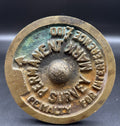 Vintage Cattle Branding Iron Head Brass “Permanent Mark” £100 Penalty
