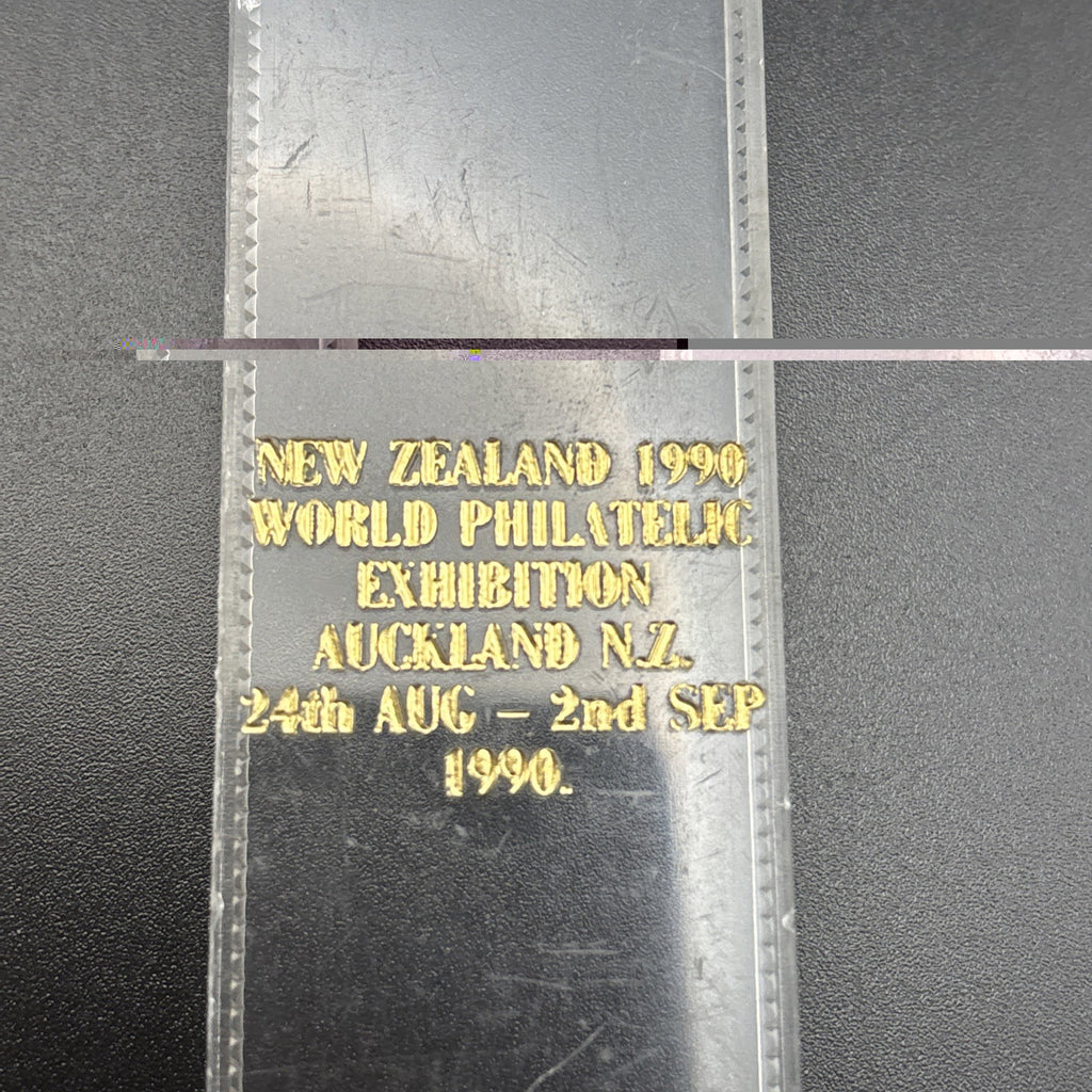 New Zealand 1990 Exhibition Coin Spoon Tui 1963 Penny Original Case