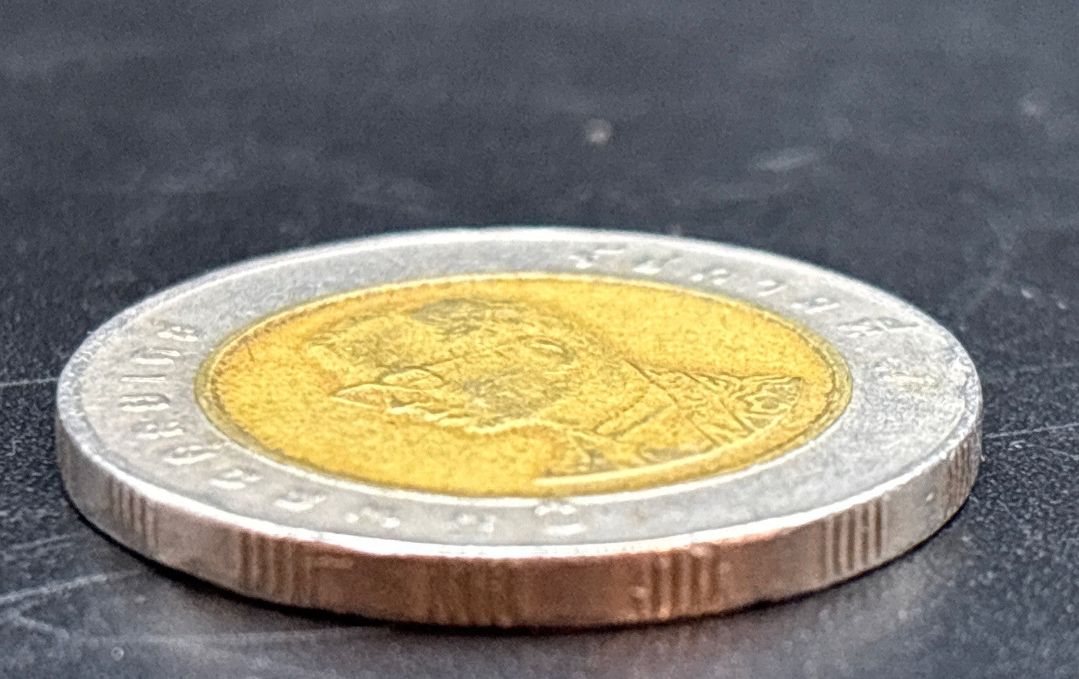 Thailand 10 Baht Coin 2006 King Bhumibol IX Wat Arun Bi-Metallic Currency