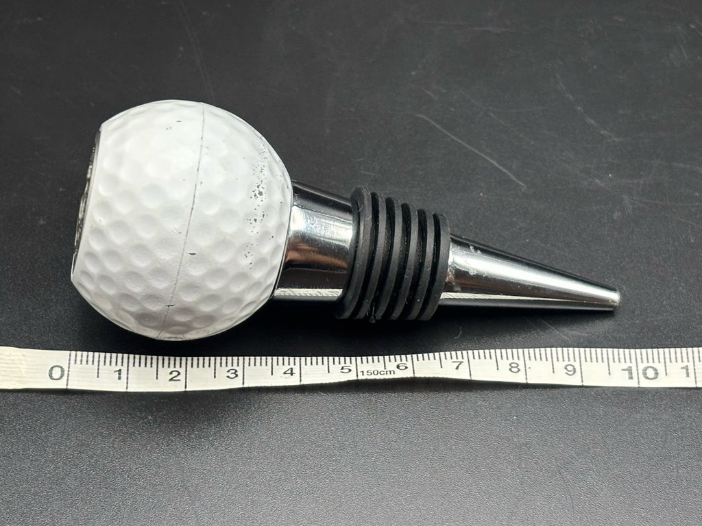Australian Kangaroo Wine Bottle Stopper Golf Ball Barware Metal Top