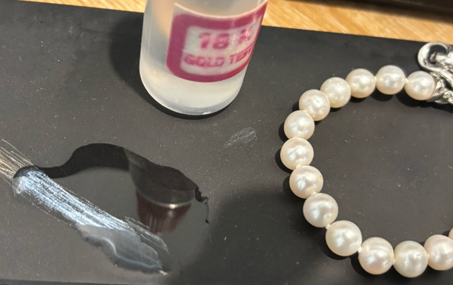 Vintage 925 Sterling Silver 7.6mm Cultured Pearl Bracelet Classic Elegant
