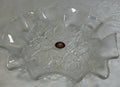 Vintage Walther Glass Mikasa Germany Flower Serving Bowl Candy Dish