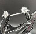Vintage Silver Flower Cuff Bracelet – Open-End Design, Artisan Made