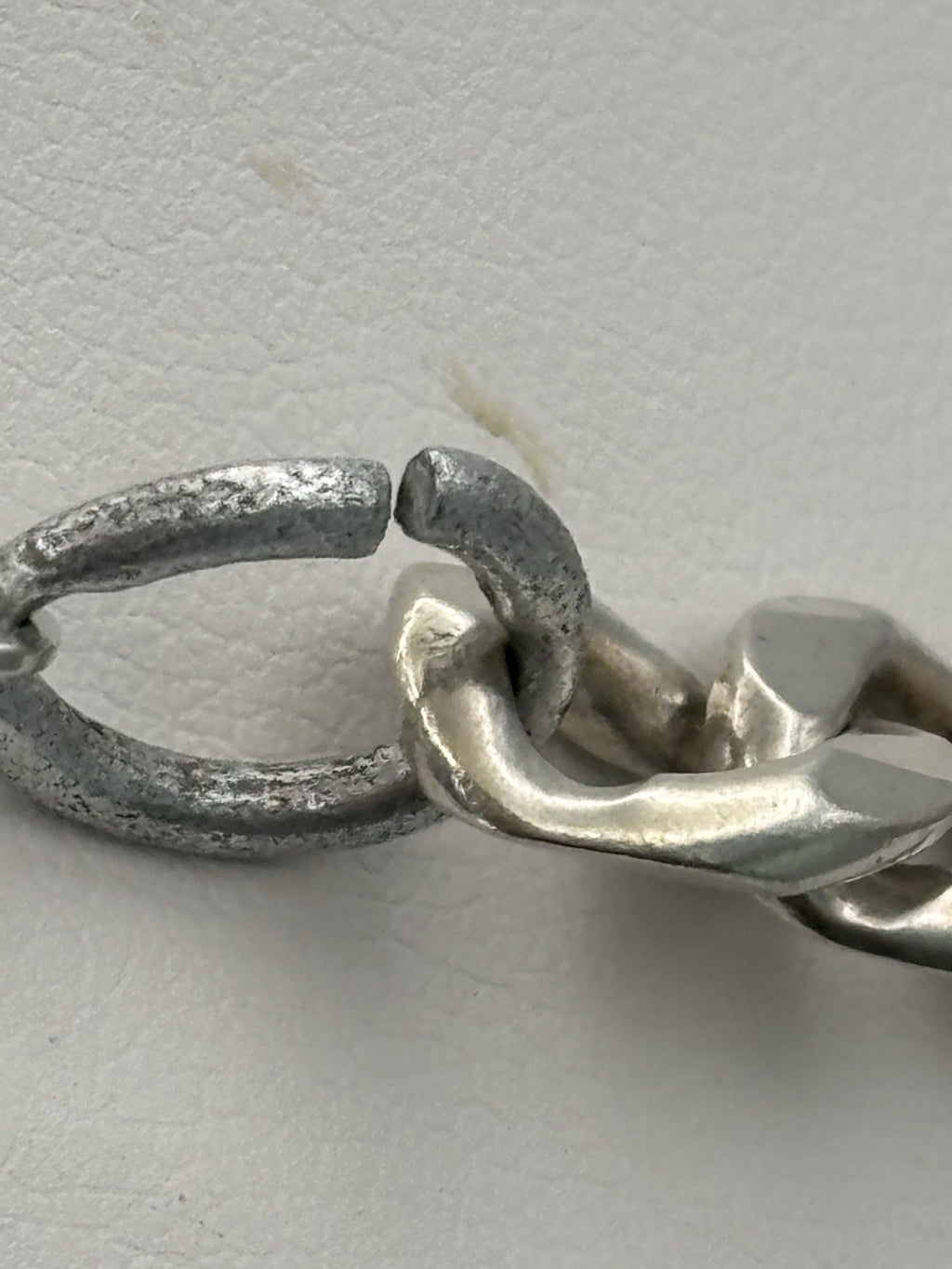 Vintage Italian Sterling Silver Curb Chain 7.1mm Necklace 51g Heavy 925 Italy