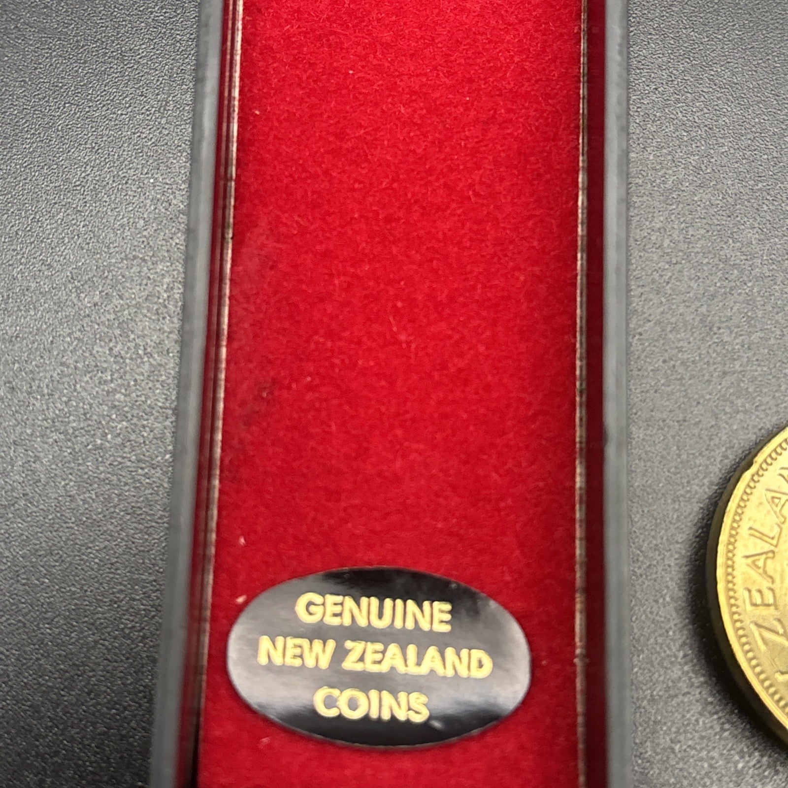 New Zealand 1990 Exhibition Coin Spoon Tui 1963 Penny Original Case