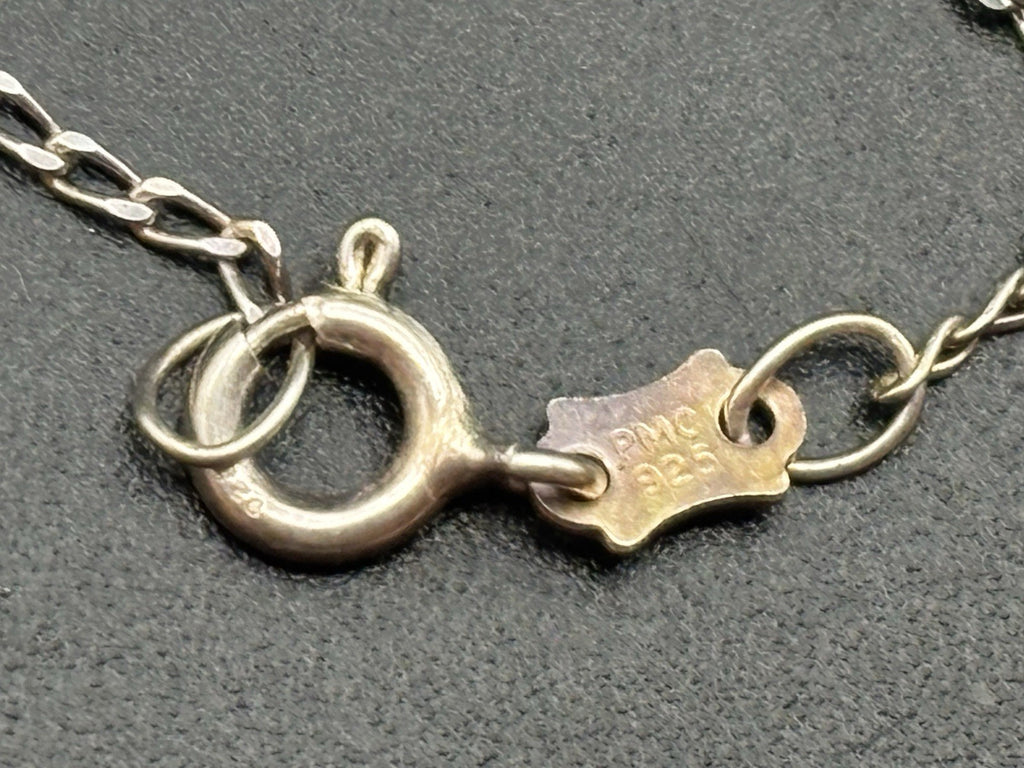 Vintage 800 Silver Dragon Pendant Necklace Sterling Silver 925 Chain