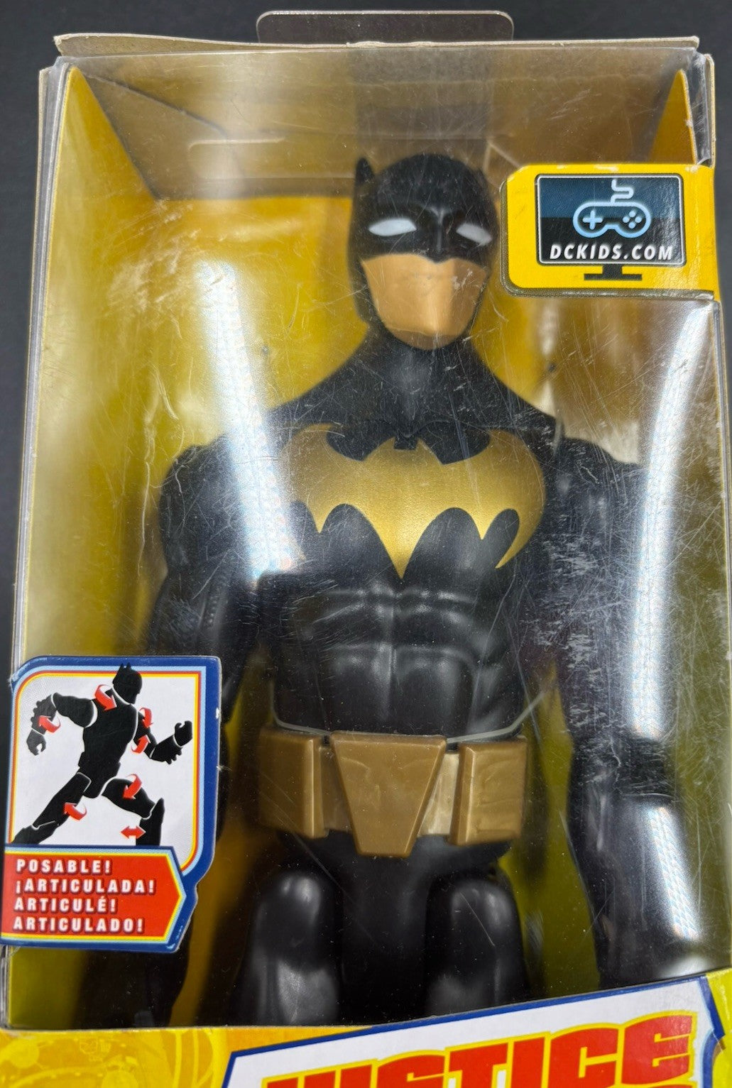 Justice League Action Batman Stealth Shot Black Gold Suit Mattel DC 2016 Figure