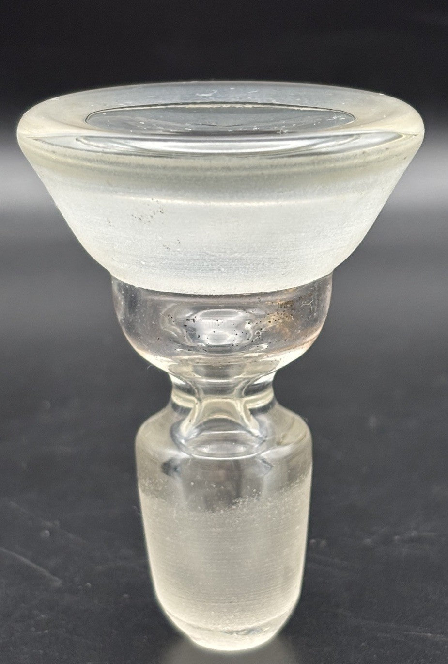 Frosted Clear Glass Bottle Stopper Gold Fleck Insert Barware Replacement