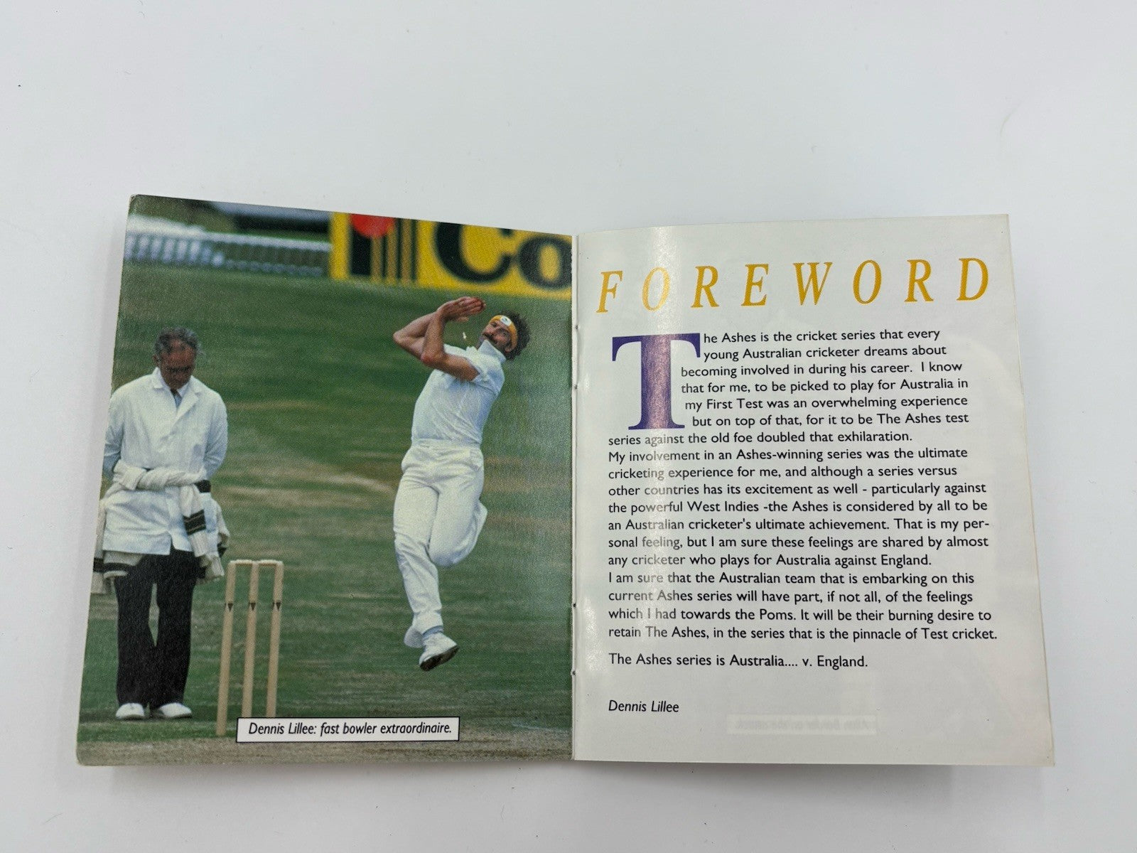 111 Years of the Ashes Cricket Medallion and Booklet Australia v England