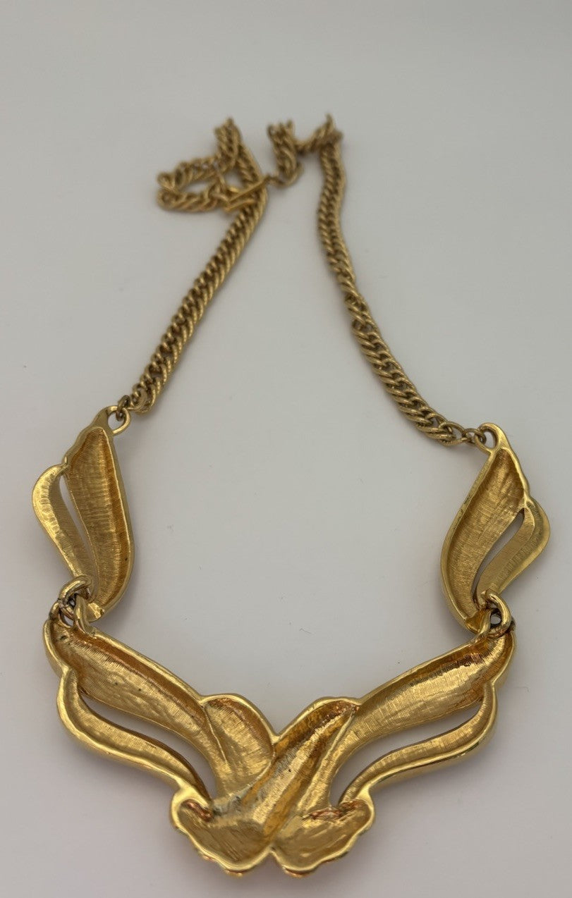 Vintage Avon Undeniable Necklace Billy Dee Williams 1993 Clear Crystal