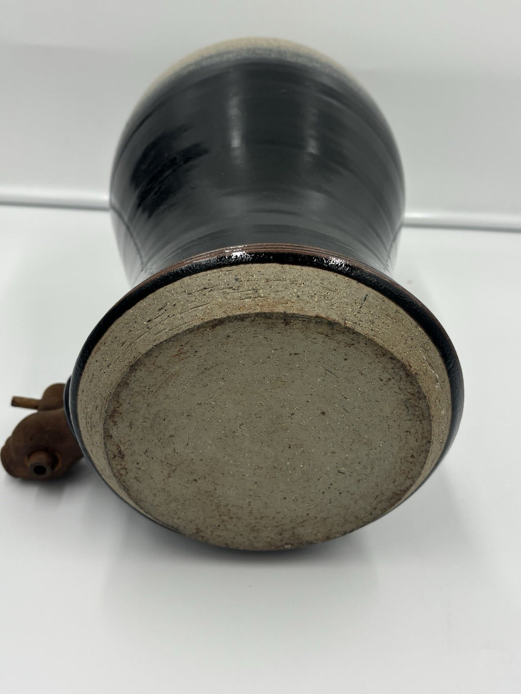 Vintage Australian Studio Pottery Stoneware Dispenser Jug Tap 39cm