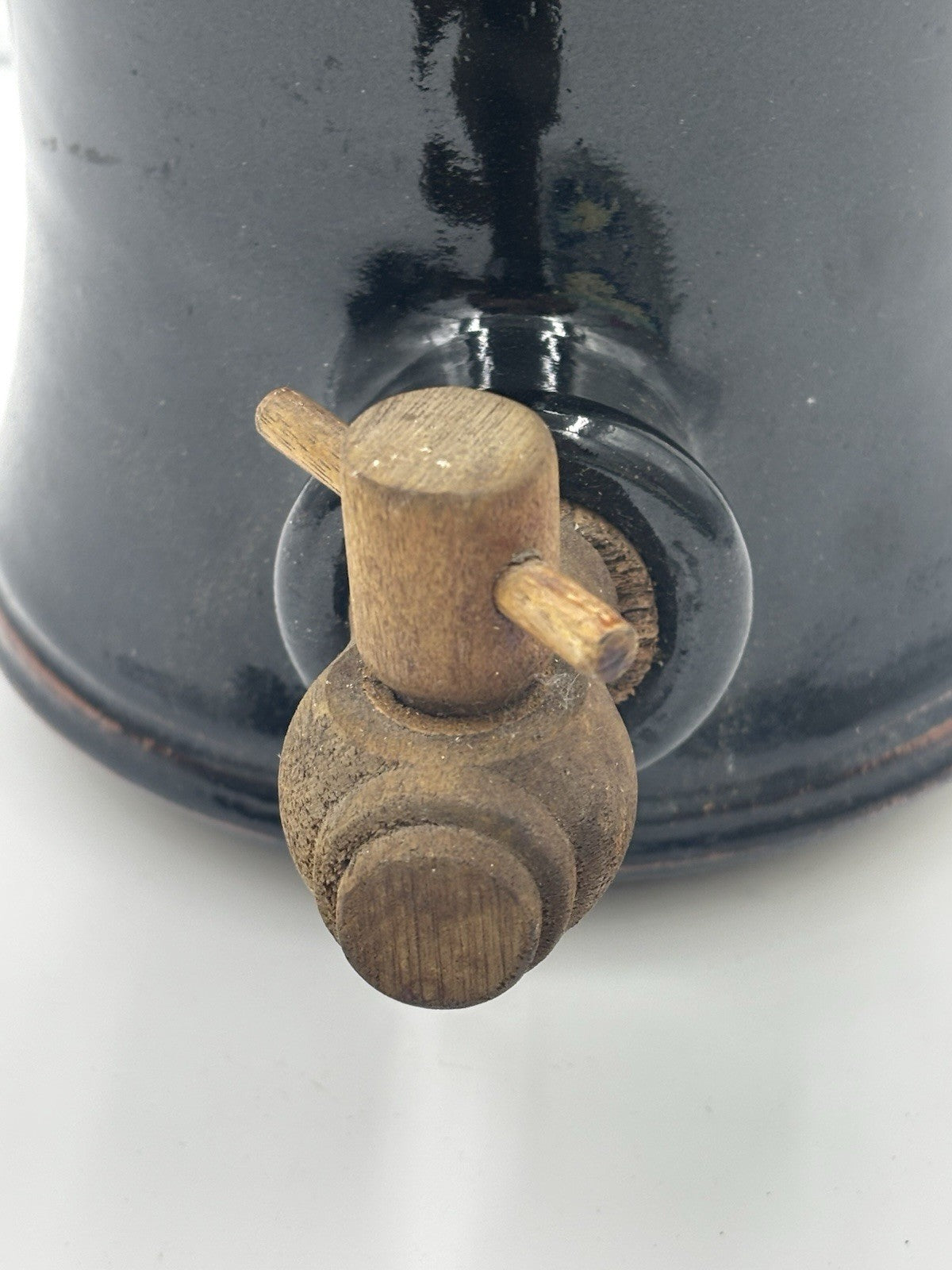 Vintage Australian Studio Pottery Stoneware Dispenser Jug Tap 39cm