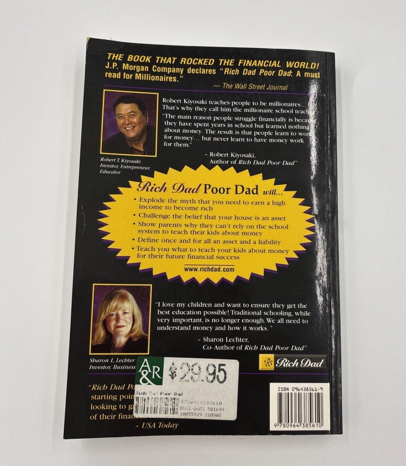 Rich Dad Poor Dad by Robert Kiyosaki – Best Seller Personal Finance Book