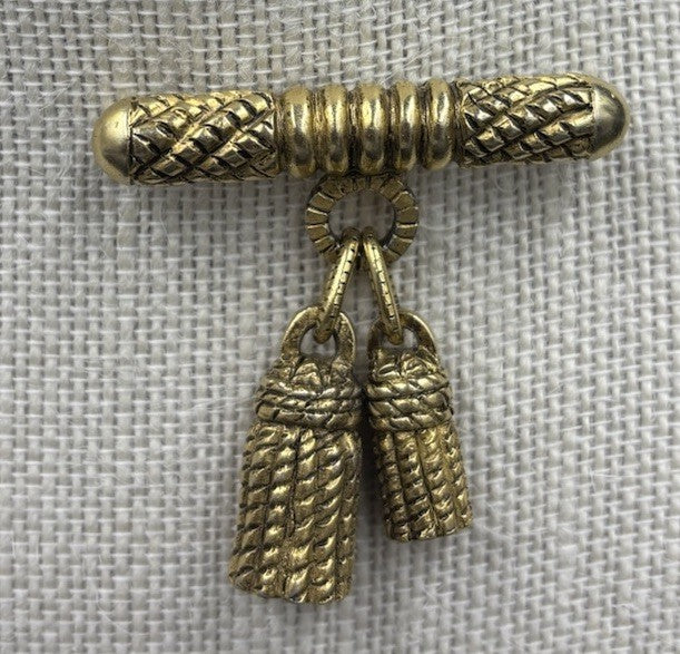 Vtg Ports Gold Tone Elegant Brooch 1960’s