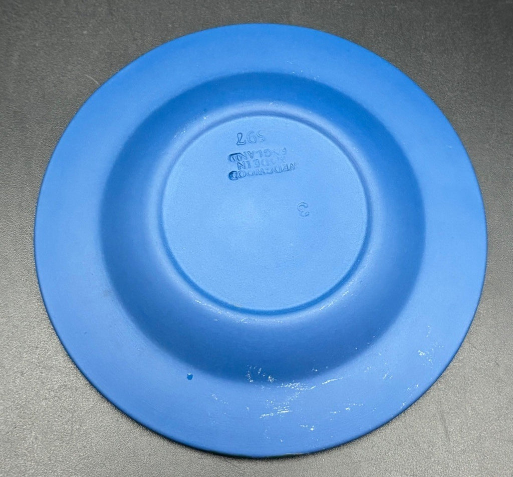 Wedgwood Jasperware ER II Queen Elizabeth Coronation 1953 Dish Blue “ 567”