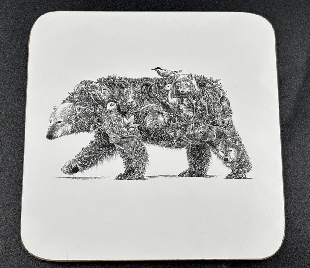 Maxwell & Williams Marini Ferlazzo Animal Earth Coasters Set 6 Boxed