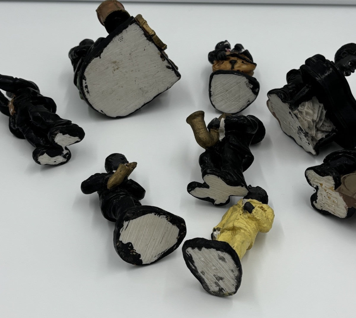 Vintage 1990 Enesco All Jazz Musicians Parastone - Set Of 8