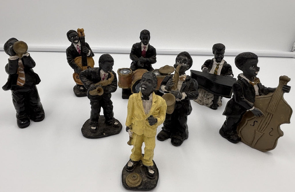 Vintage 1990 Enesco All Jazz Musicians Parastone - Set Of 8