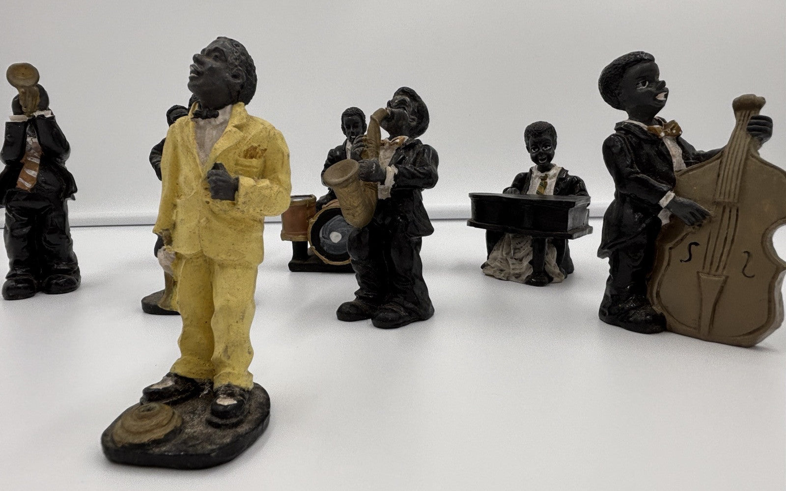 Vintage 1990 Enesco All Jazz Musicians Parastone - Set Of 8