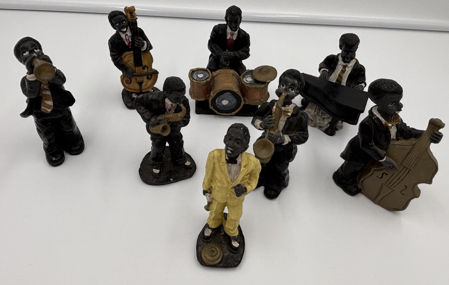 Vintage 1990 Enesco All Jazz Musicians Parastone - Set Of 8