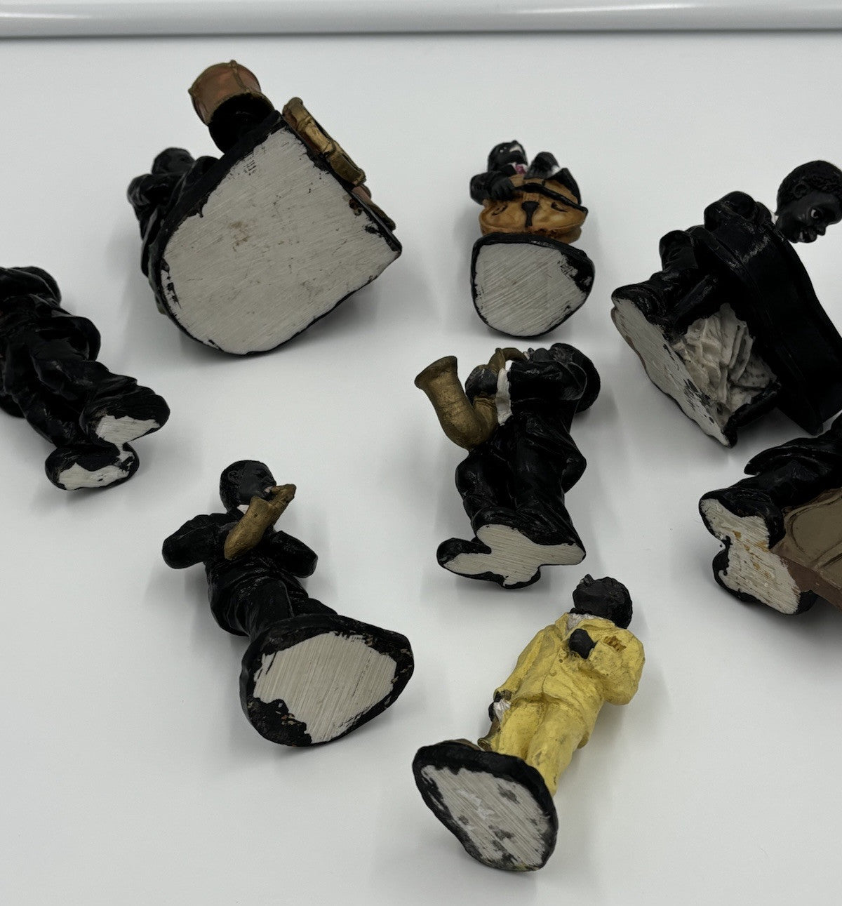 Vintage 1990 Enesco All Jazz Musicians Parastone - Set Of 8