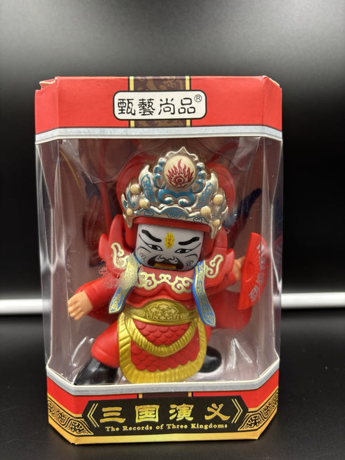 Face-changing opera warrior figurine, Three Kingdoms collectible