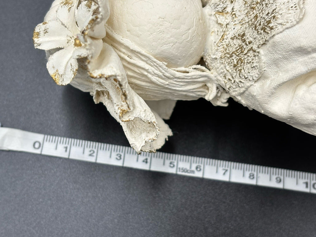 Vintage Victorian Lady Doll Figurine Handmade Cloth Fabric Lace Collectible