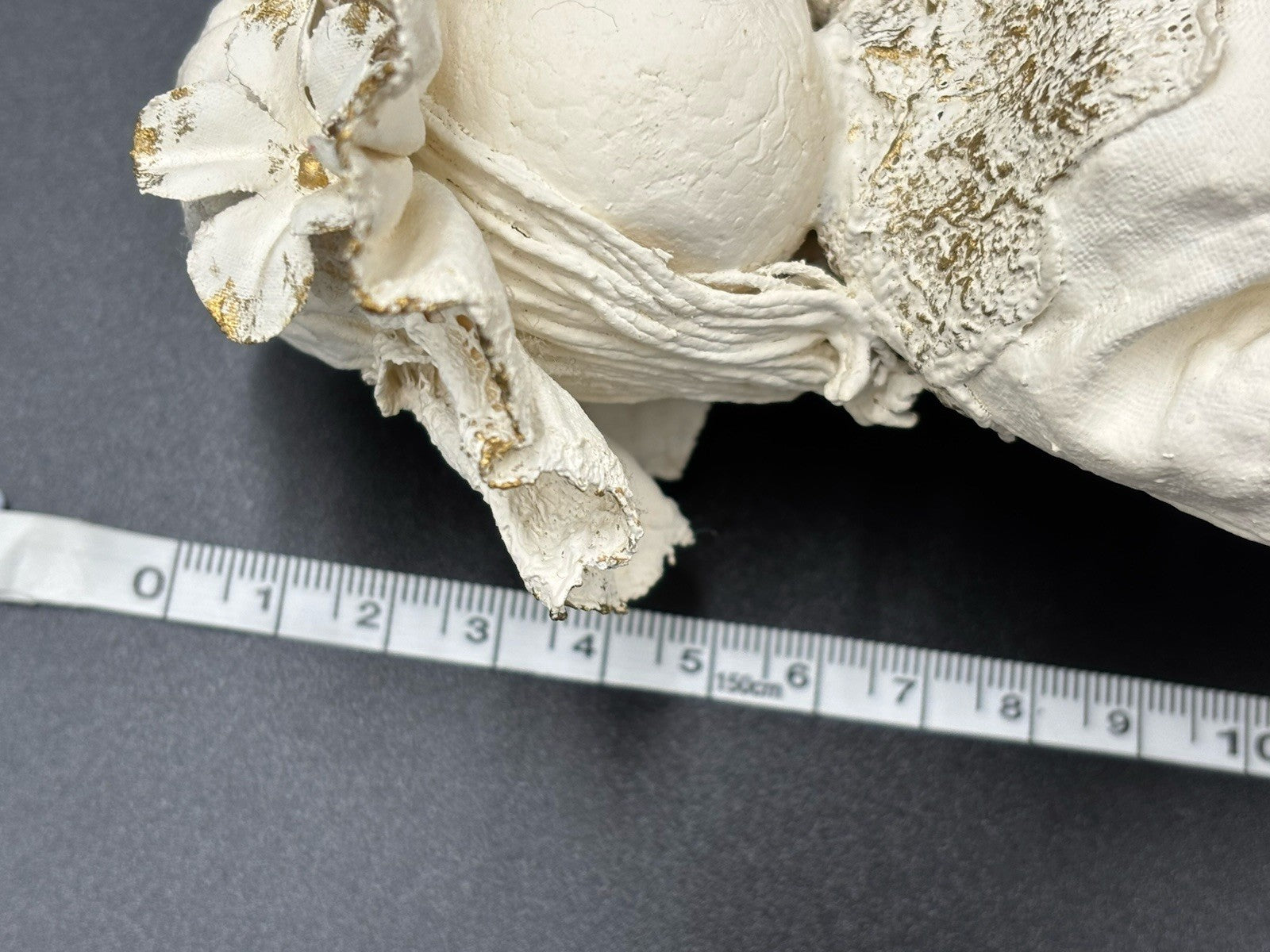 Vintage Victorian Lady Doll Figurine Handmade Cloth Fabric Lace Collectible